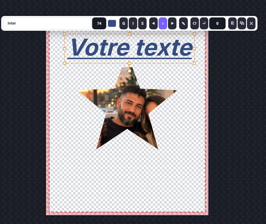 Exemple de texte mis en forme.