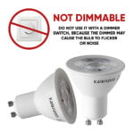 10 x LED lampen met GU10 warmwitte lamphouder 480lm - 3000K - Afbeelding 6