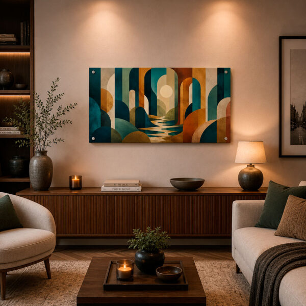 Tableau-Horizontal-Plexiglas-–-Abstrait-Arches-Solaires
