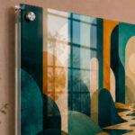 Tableau-Horizontal-Plexiglas-–-Abstrait-Arches-Solaires-gros-plan