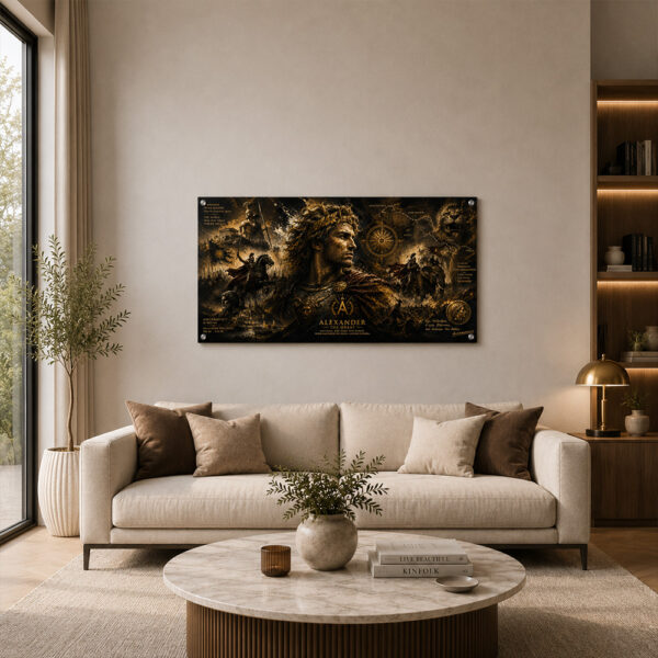 Tableau Horizontal Plexiglas – Alexandre le Grand