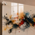 Tableau-Horizontal-Plexiglas-–-Art-Abstrait-Color-Floral-gros-plan