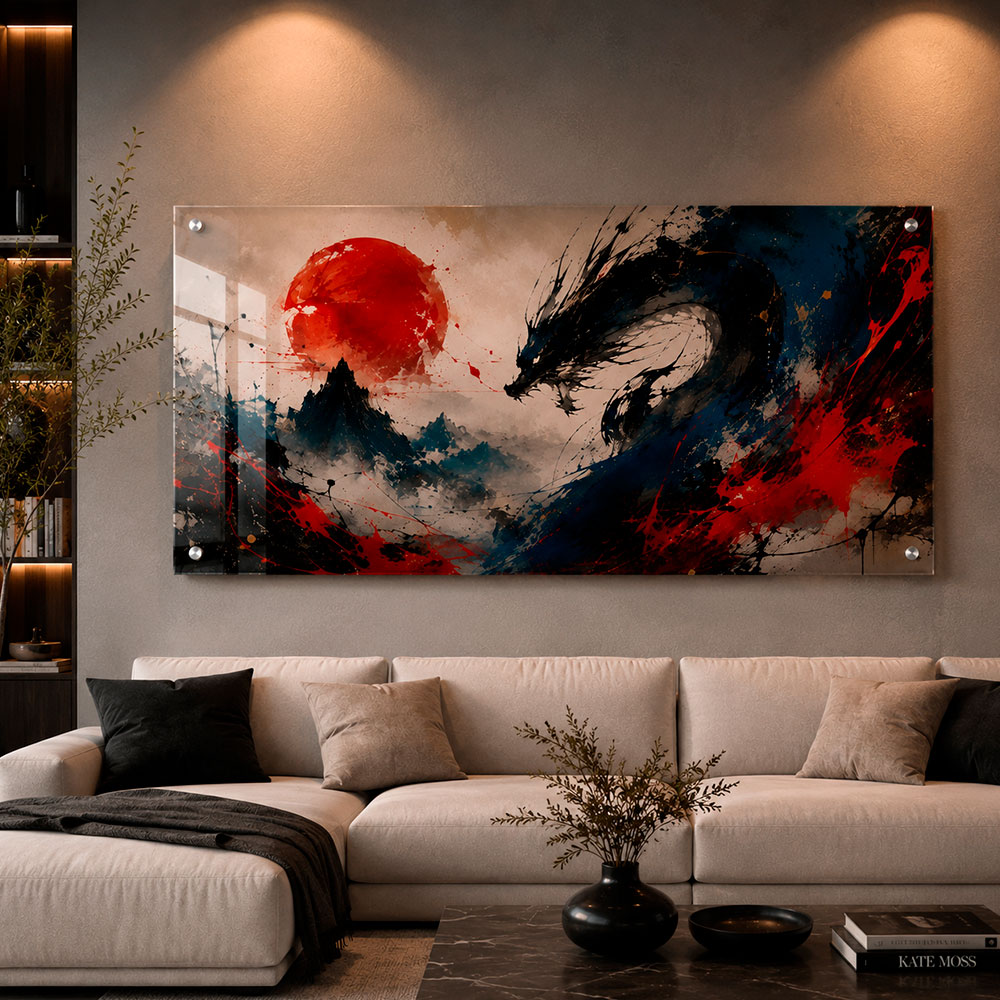 Tableau Horizontal Plexiglas – Dragon Feu & Cendre Tableau-Horizontal-Plexiglas-–-Dragon-Feu-Cendre