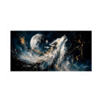 Tableau Horizontal Plexiglas – Loup Céleste Ashina L’Origine – Image 2