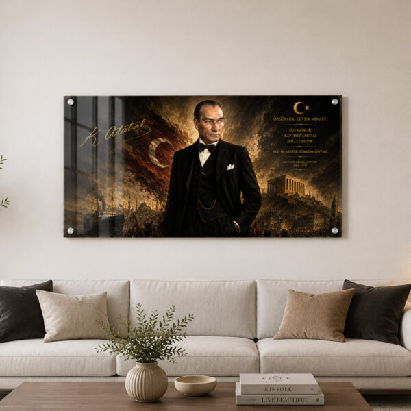 Tableau Horizontal Plexiglas – Mustafa Kemal Atatürk