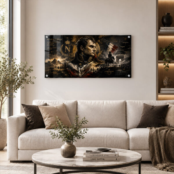 Tableau Horizontal Plexiglas – Napoléon Bonaparte, L’Empereur