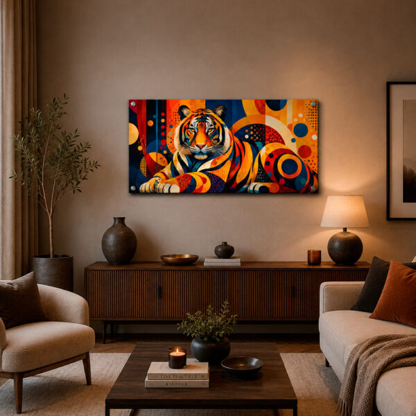 Tableau-Horizontal-Plexiglas-–-Tigre-Abstrait-Colore