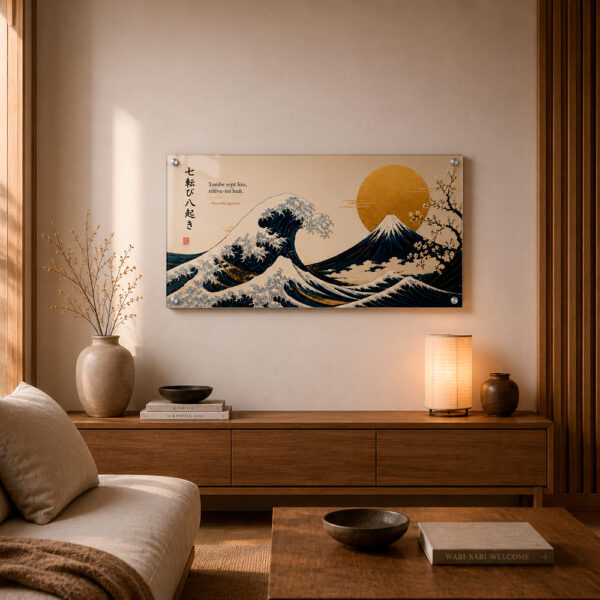 Tableau Mont Fuji & Grande Vague