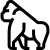 Icon animal black